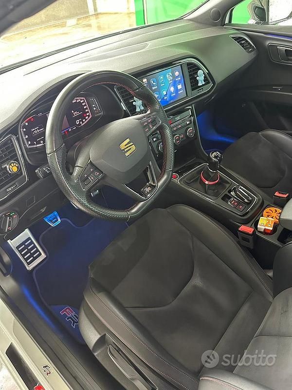 Usata Seat Leon FR 150 CV (110 kW) 2019 Bianco Utilitaria