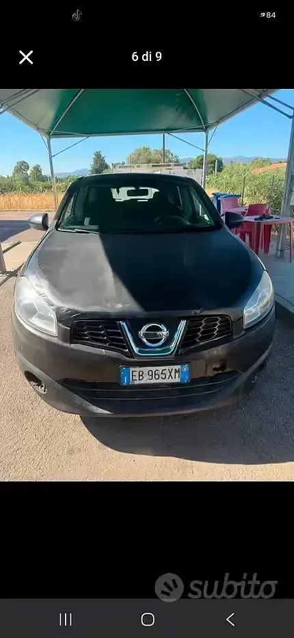 Usata Nissan Qashqai 106 CV (77 kW) 2010 Nero SUV