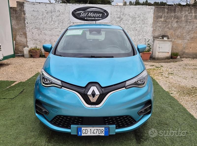 Usata Renault Zoe Intens 50 kW (69 CV) 2020 Blu Utilitaria