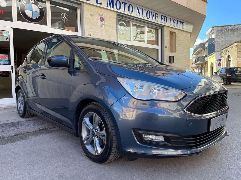 Usata Ford C-MAX Business Edition 120 CV (88 kW) 2018 Blu/azzurro Monovolume