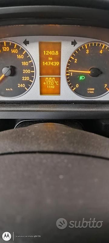 Usata Mercedes B170 2008 Blu Monovolume