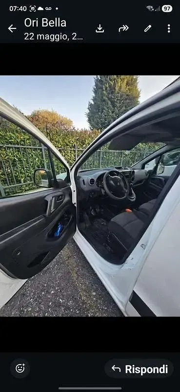 Usata Peugeot TePee 101 CV (74 kW) 2017 Bianco Furgone
