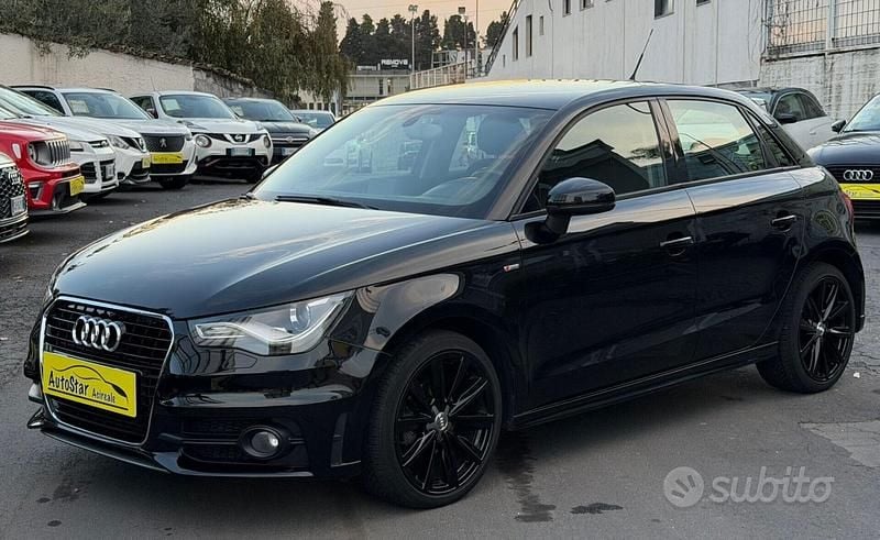 Usata Audi A1 S-Line 90 CV (66 kW) 2014 Nero Berlina