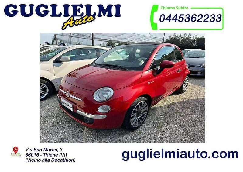 Rosso Usata 2010 Fiat 500C Lounge Cabrio | 6990 € (Buon prezzo) - Immagine 1/3