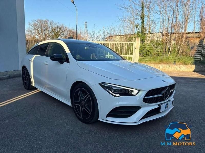 Usata Mercedes CLA200 AMG Line Premium 150 CV (110 kW) 2020 Bianco Berlina
