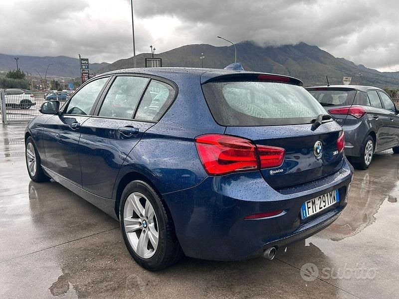 Usata BMW 116 110 CV (80 kW) 2018 Blu Utilitaria