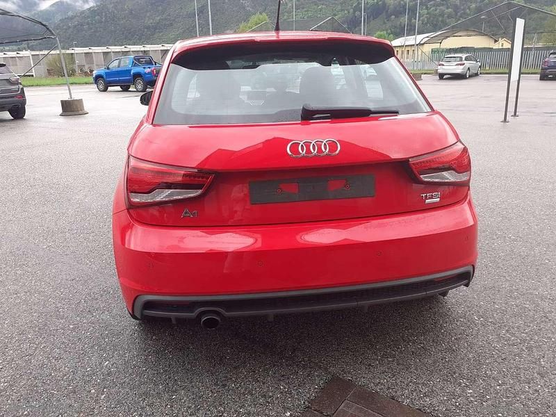 Usata Audi A1 S-Line 95 CV (69 kW) 2017 Rosso Utilitaria
