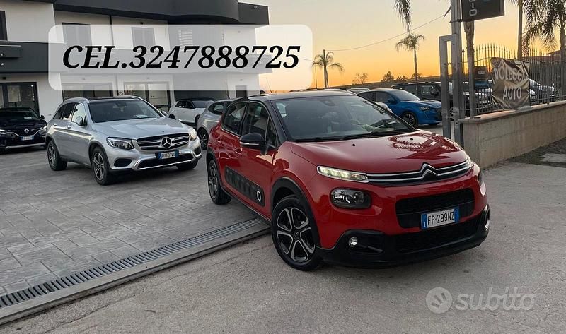 Usata Citroën C3 2018 Rosso Utilitaria