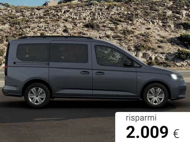 Nuova VW Caddy Maxi 102 CV (75 kW) 2026 Grigio indio metallizzato Monovolume