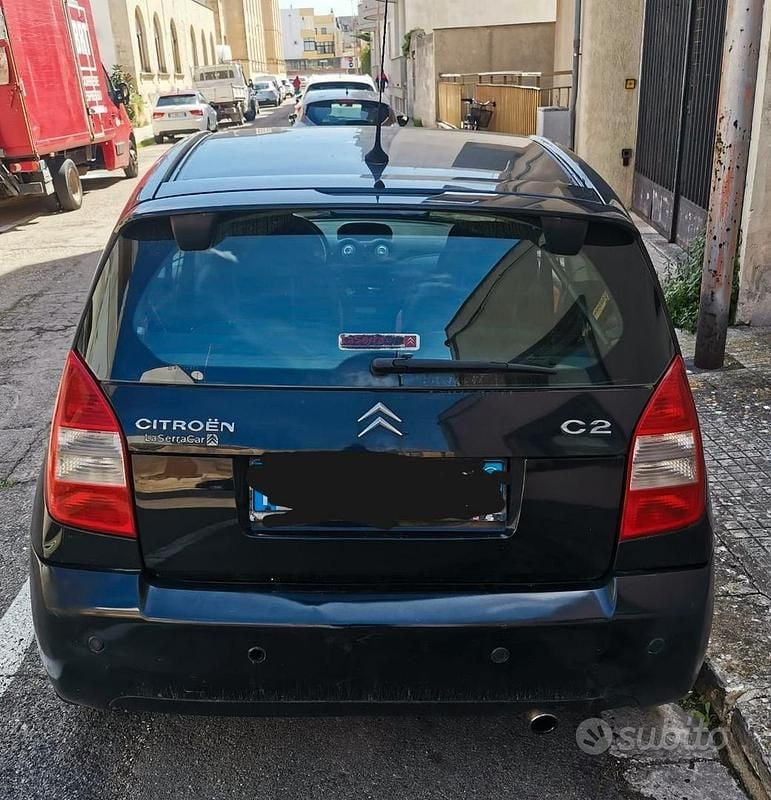 Usata Citroën C2 VTR Sport 73 CV (53 kW) 2005 Nero Utilitaria