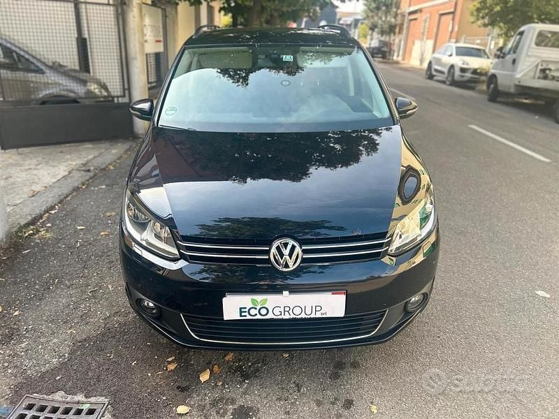 Usata VW Touran Comfortline 105 CV (77 kW) 2013 Nero Monovolume