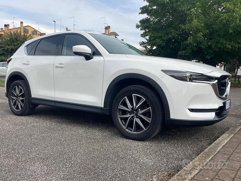 Usata Mazda CX-5 150 CV (110 kW) 2018 Bianco SUV