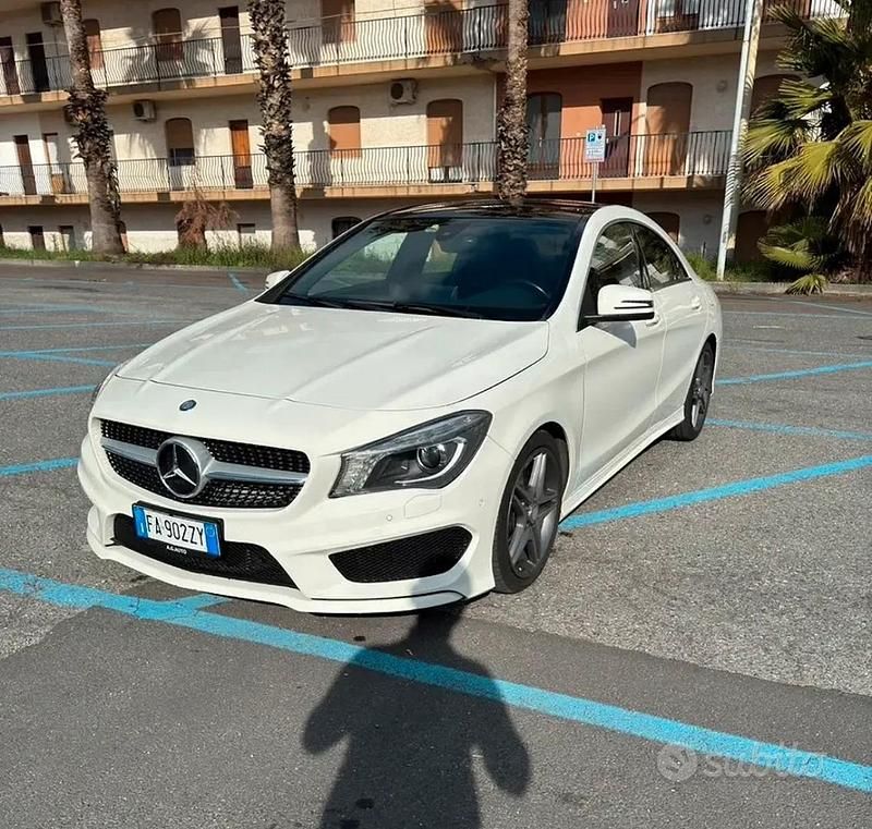 Usata Mercedes CLA220 AMG 177 CV (130 kW) 2016 Bianco Berlina