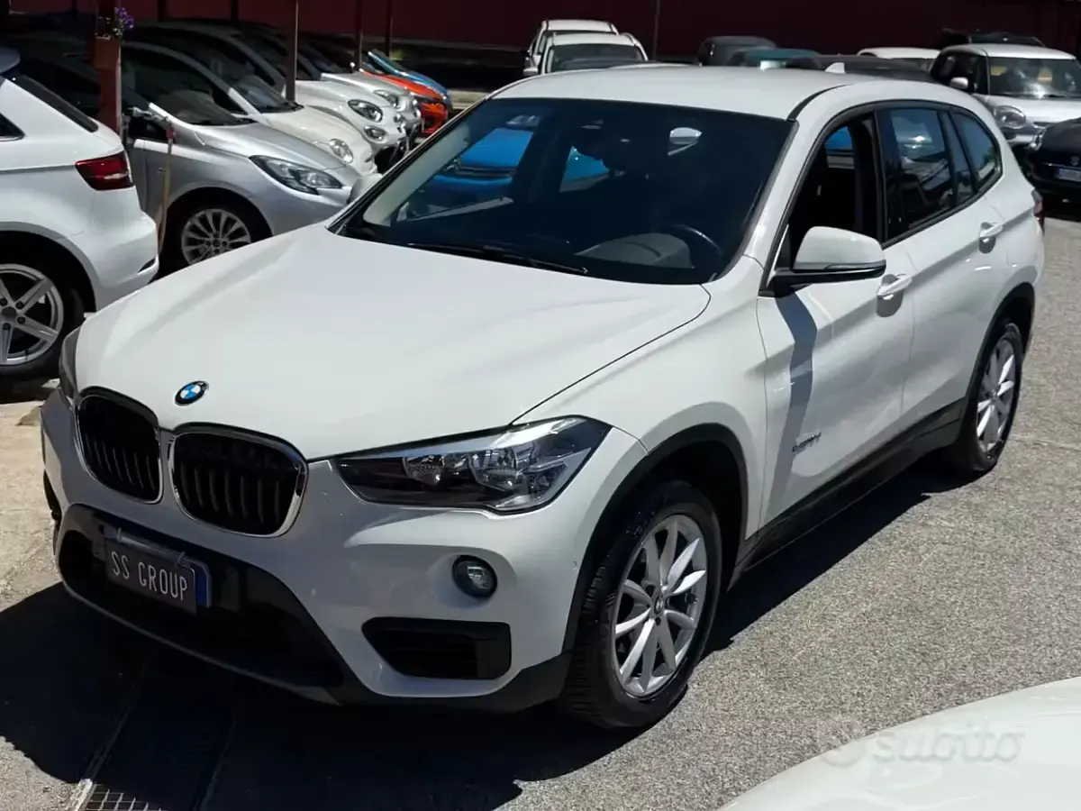 Usata BMW X1 Sport Line 116 CV (85 kW) 2016 Bianco SUV