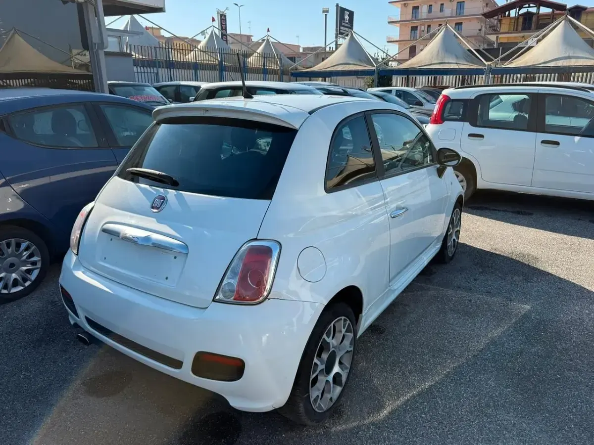 Usata Fiat 500 Lounge 95 CV (69 kW) 2014 Bianco Berlina
