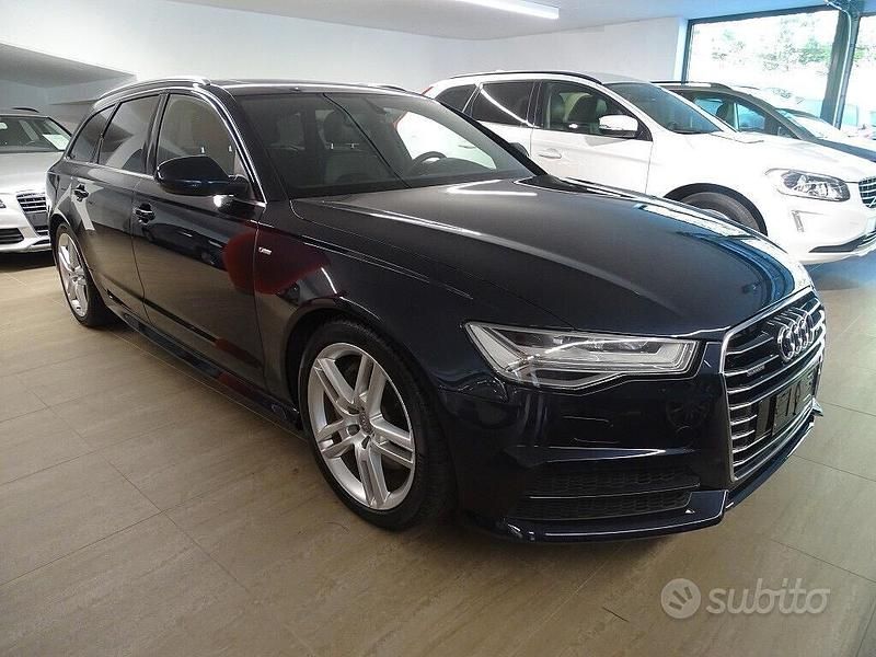 Usata Audi A6 S-Line 272 CV (200 kW) 2018 Blu/azzurro Station wagon