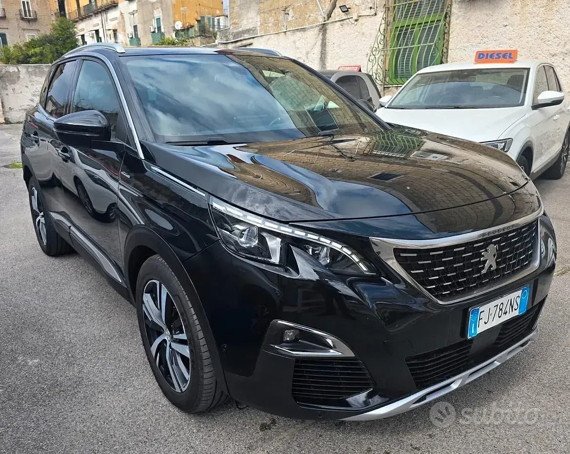 Occasion Peugeot 3008 GT-line 120 PK (88 kW) 2017 Zwart SUV