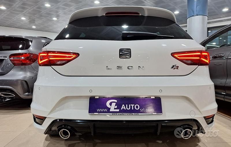 Usata Seat Leon FR 184 CV (135 kW) 2019 Bianco Berlina