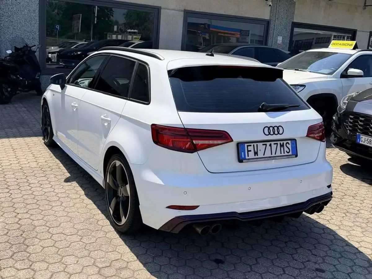 Usata Audi A3 Ambiente 150 CV (110 kW) 2019 Bianco Berlina