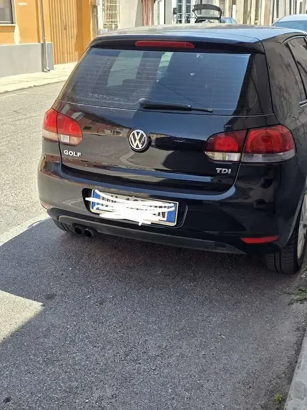 Usata VW Golf VI Highline 110 CV (80 kW) 2009 Nero Berlina