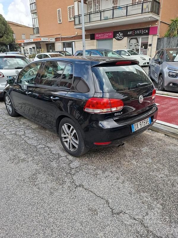 Begagnad VW Golf VI Highline 110 HK (80 kW) 2009 Svart Halvkombi