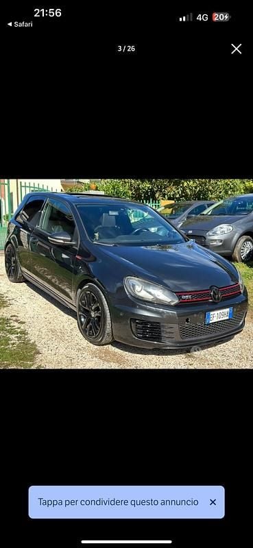 Usata VW Golf VI GTI 210 CV (154 kW) 2010 Grigio Utilitaria