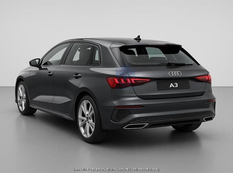Usata Audi A3 Sportback S-Line 200 CV (147 kW) 2022 Grigio Utilitaria