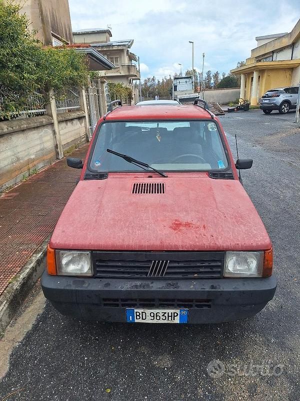 Usata Fiat Panda 1999 Rosso Berlina