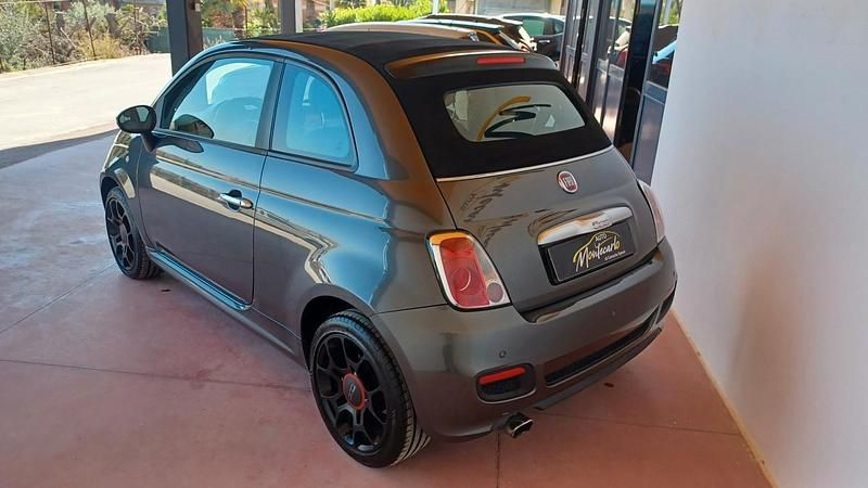 Usata Fiat 500S S 69 CV (50 kW) 2014 Grigio Cabrio