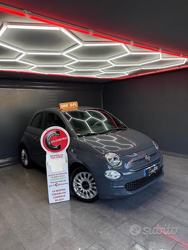 Usata Fiat 500 Lounge 69 CV (50 kW) 2019 Grigio Berlina