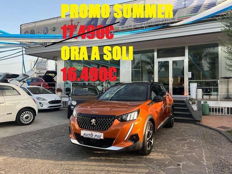 Usata Peugeot 2008 GT-line 102 CV (75 kW) 2020 Arancione SUV