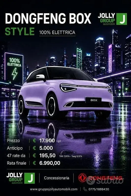 Usata DongFeng Box 69 kW (95 CV) 2026 Utilitaria