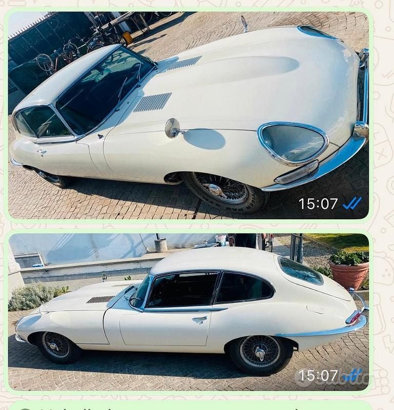 Usata Jaguar E-Type 1960 Bianco Coupé