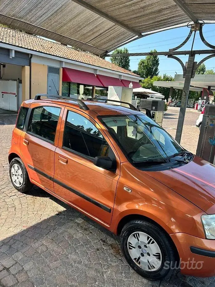 Usata Fiat Panda Dynamic 60 CV (44 kW) 2008 Arancione Utilitaria
