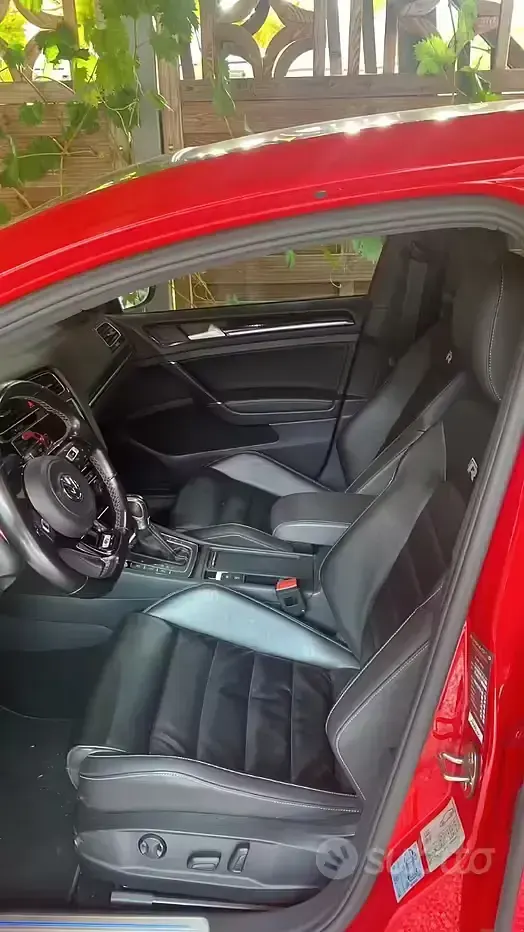 Usata VW Golf VII R 300 CV (220 kW) 2016 Rosso Berlina