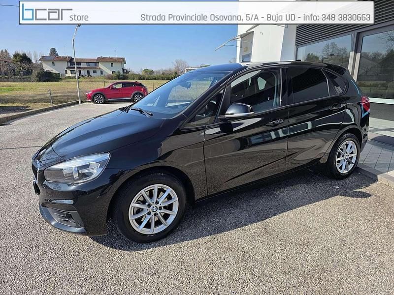 Usata BMW 218 Active Tourer Advantage 150 CV (110 kW) 2017 Nero Monovolume