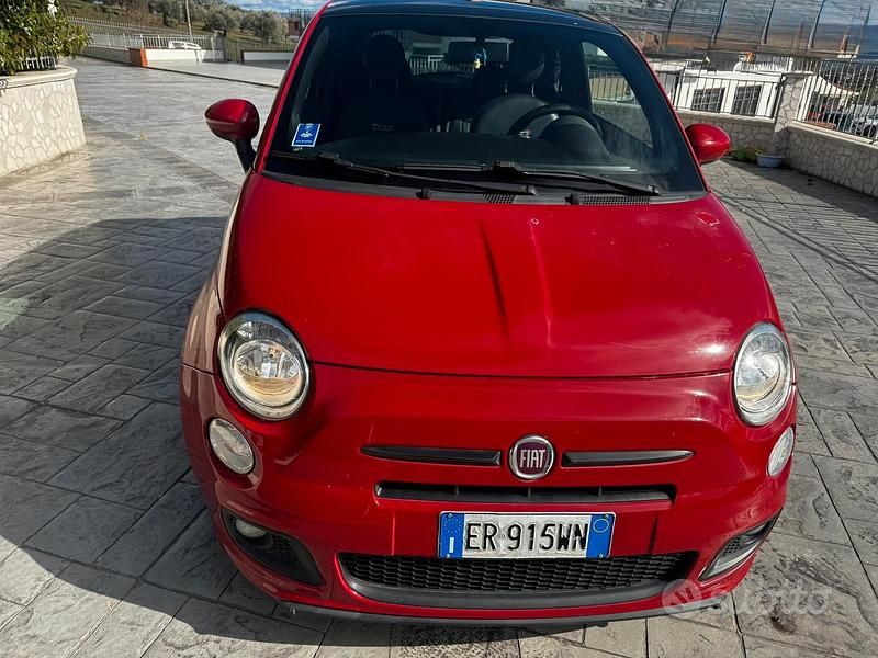Usata Fiat 500S S 86 CV (63 kW) 2013 Rosso Utilitaria