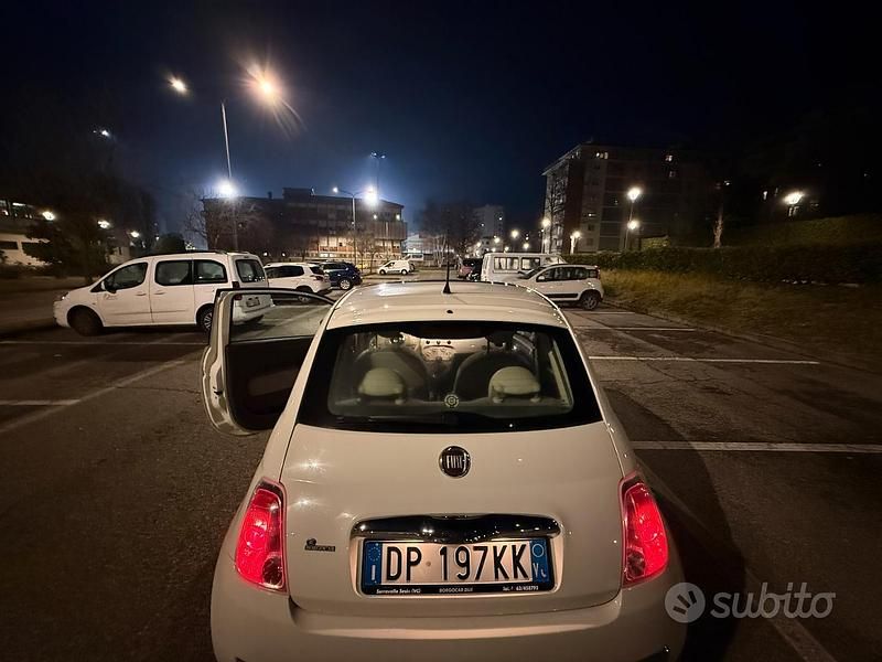 Usata Fiat 500 69 CV (50 kW) 2008 Bianco Berlina