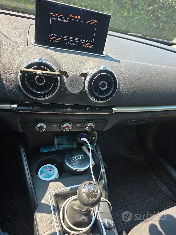 Usata Audi A3 105 CV (77 kW) 2013 Bianco Berlina