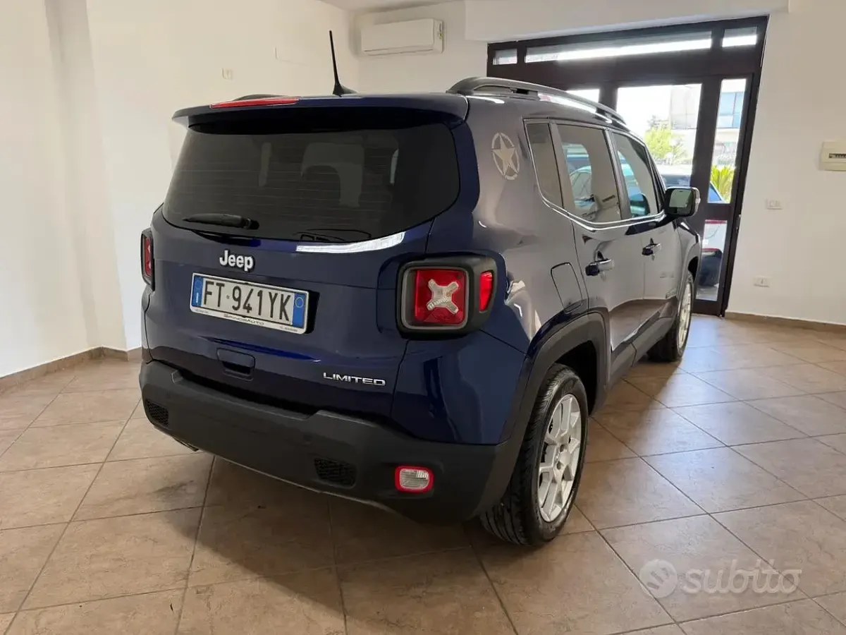 Usata Jeep Renegade Limited 120 CV (88 kW) 2019 Blu SUV