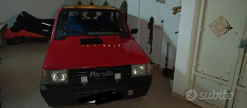 Usata Fiat Panda 1995 Rosso Utilitaria
