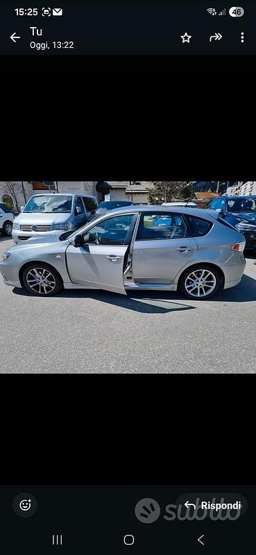 Usata Subaru WRX 230 CV (169 kW) 2007 Grigio Berlina