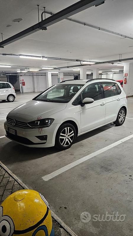 Usata VW Golf VII 110 CV (80 kW) 2015 Bianco Station wagon