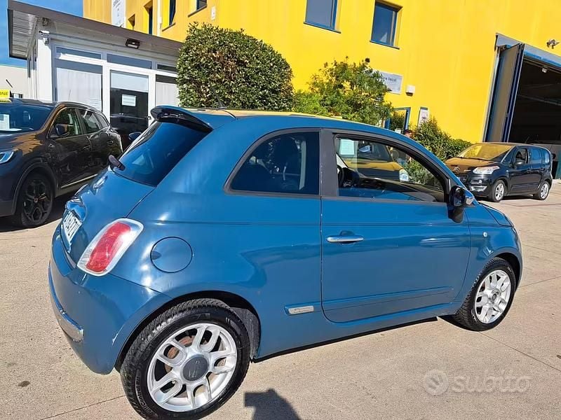 Usata Fiat 500 Lounge 69 CV (50 kW) 2007 Blu Berlina