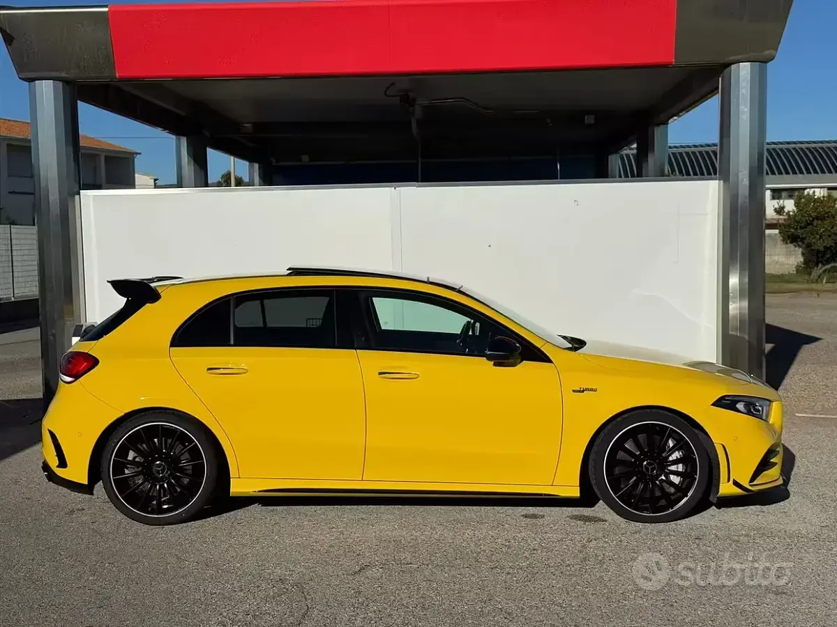 Usata Mercedes A35 AMG AMG 306 CV (225 kW) 2019 Giallo Berlina