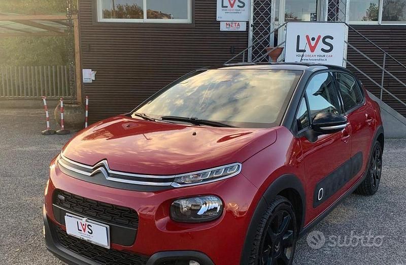 Rosso Usata 2017 Citroën C3 Feel Tre volumi | 7500 € (Buon prezzo) - Immagine 1/4