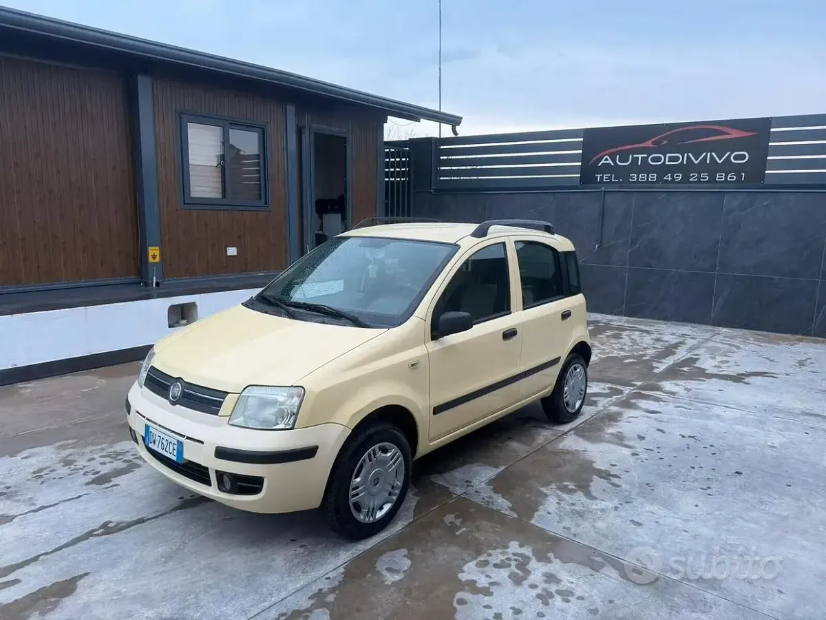 Usata Fiat Panda Dynamic 60 CV (44 kW) 2009 Giallo Utilitaria