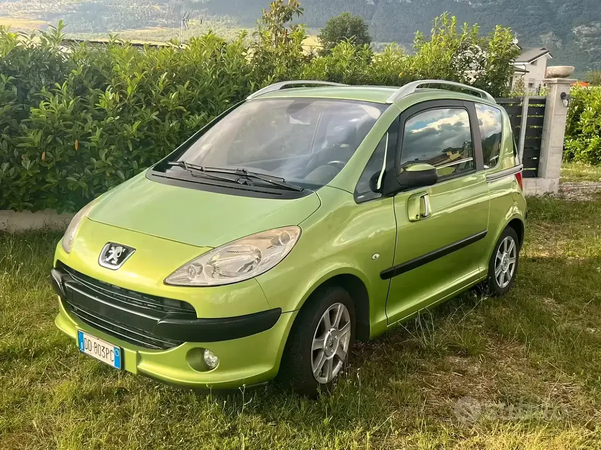 Usata Peugeot 1007 68 CV (50 kW) 2006 Verde Monovolume