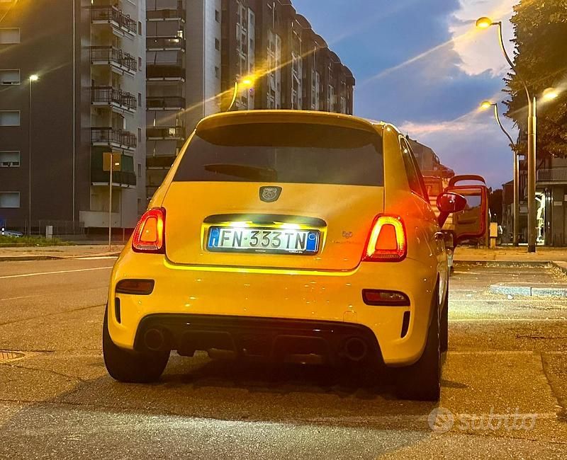 Usata Abarth 595 Competizione 180 CV (132 kW) 2018 Giallo Utilitaria