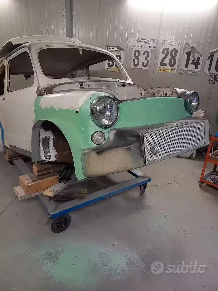 Usata Fiat 600 Abarth 1970 Bianco Utilitaria